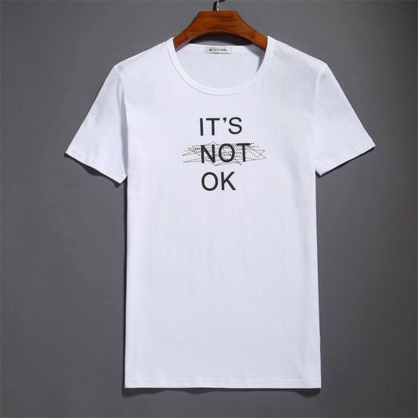 

designer shirt friends men black white orange men tees 210626, White;black