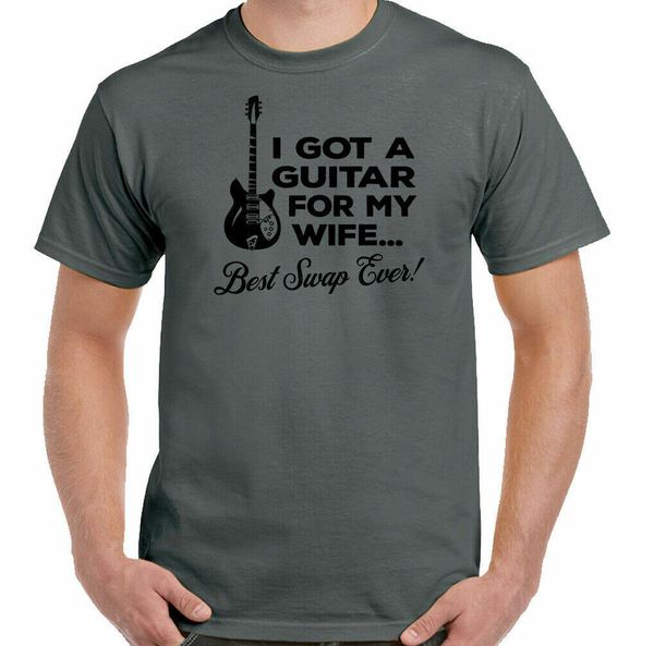 

guitar t-shirt mens funny electric acoustic bass rock band music for, White;black