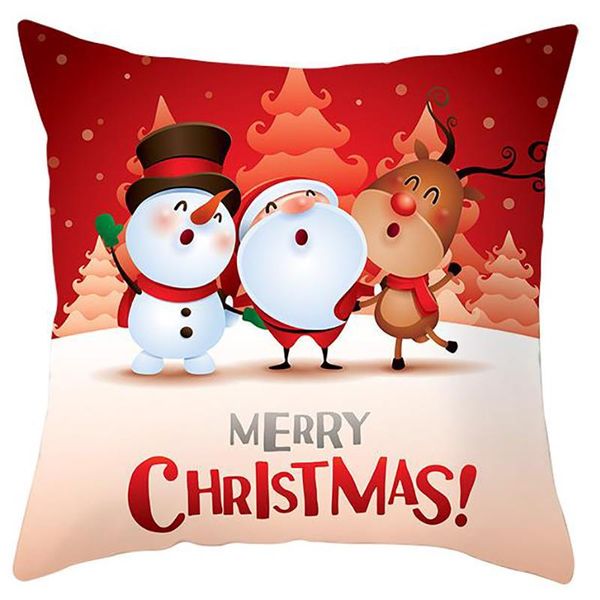 

christmas pillow case letter printed home decoration 45x45cm
