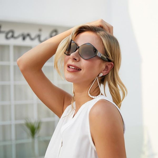 

mirrors fashion sunglasses women's tide irregular small frame korean glasses