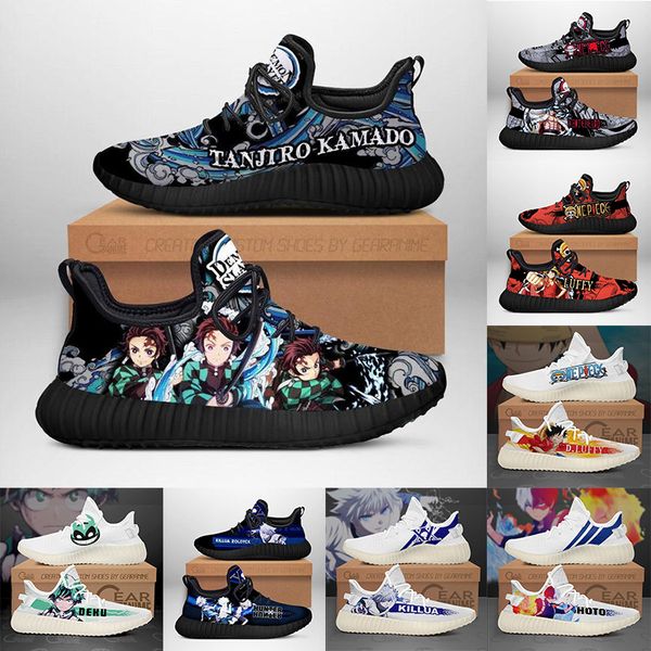 

21ss diy sneakers customized carton sports running shoes mens anime youth fashion styles man s womens trainers 2021