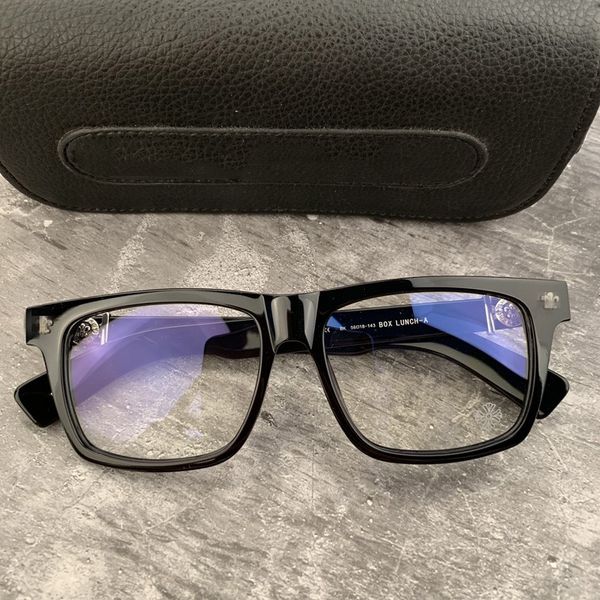2021 Stile da gentiluomo Occhiali neri Occhiali da vista quadrati Montature da vista per donna Occhiali da vista Montatura da uomo Occhiali da vista Miopia Occhiali moda cool