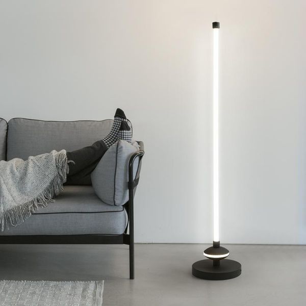 

floor lamps minimalist nordic led lamp living room bedroom vertical bedside creative eye protection ights 360Â° glow standing