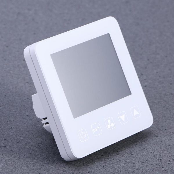 

wireless touch screen programmable thermostat smart digital cooling and heating temperature controller for central home control