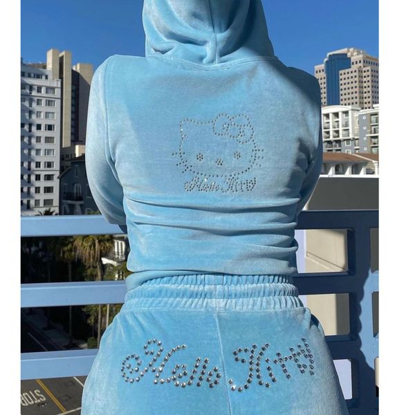 

2021 sen or design velvet pants casual perfect slimmer stylish women's sports suit, Gray