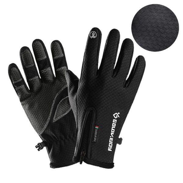 

ski gloves outdoor winter windproof non-slip full finger sports men's and women's plus velvet cold-proof warm