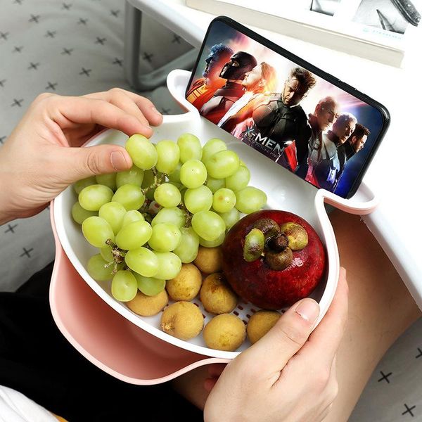 

dishes & plates lazy fruit plate bowl for watching tv snack plastic storage