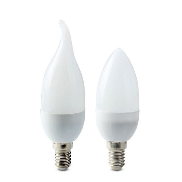 

bulbs 10x e14 led bulb 110v 220v candle energy saving lamp lights 7w chandelier light spotlight bombilla for home decoration