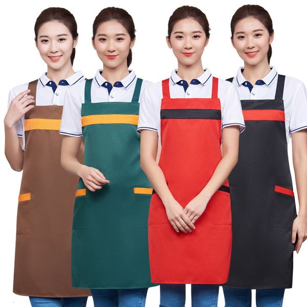 

polyter tooling canvas cotton apron waterproof advertising apron elastic belt