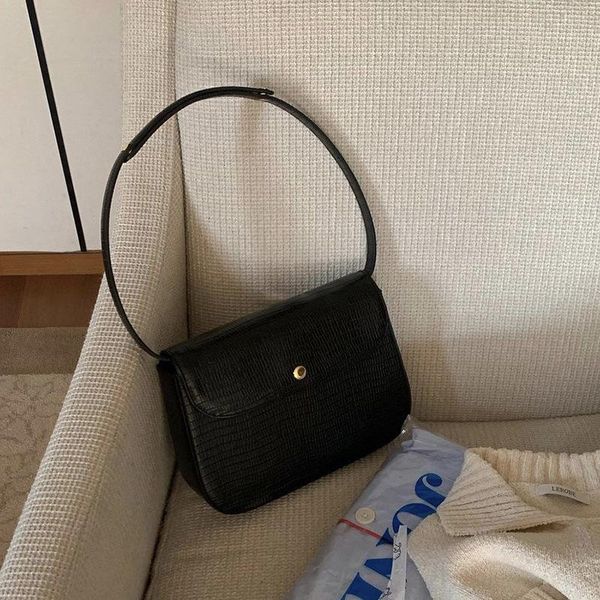

evening bags 2021 niche design dongdaemun with classic lizard texture temperament armpit shoulder women bag