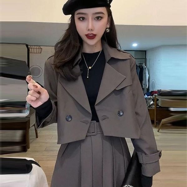 

women's suits & blazers autumn fashion suit coat foreign style pleated skirt, White;black