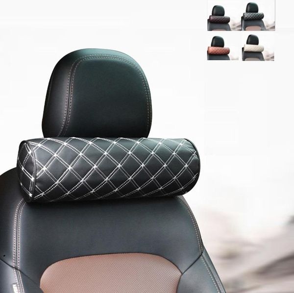 

seat cushions 4 color car pillow head rest neck safety cushion support pad memory cotton lumbar waist pillows