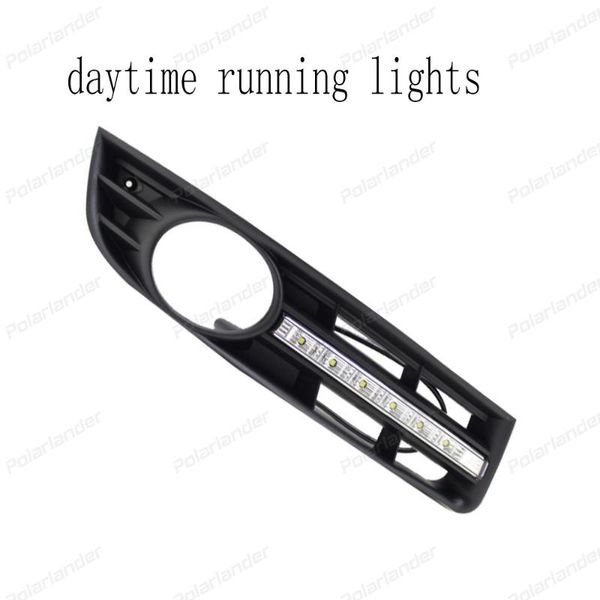 

panel lights 1 pair turn signal off 12v 6000k car drl led daytime driving running for v/olkswagen m/agotan 2007 - 2011