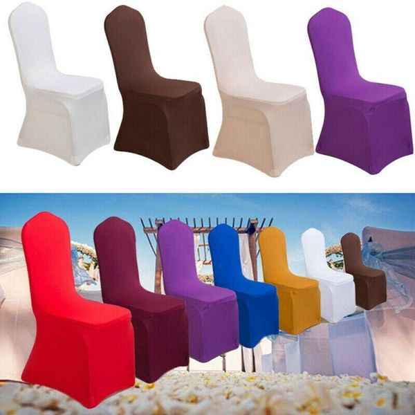 

polyester spandex folding chair cover flat covers wedding party banquet decor us