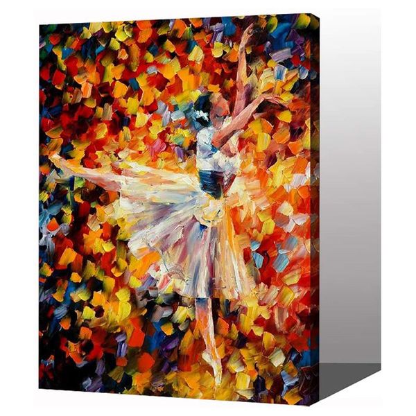 

paintings paint by numbers diy painting kit for kids & adults 40x45cm ballet girl with 3 brushes