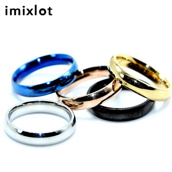 

wedding rings imixlot 1pc lovers couples simple for female male anel masculino party valentine's day jewelry gifts, Slivery;golden