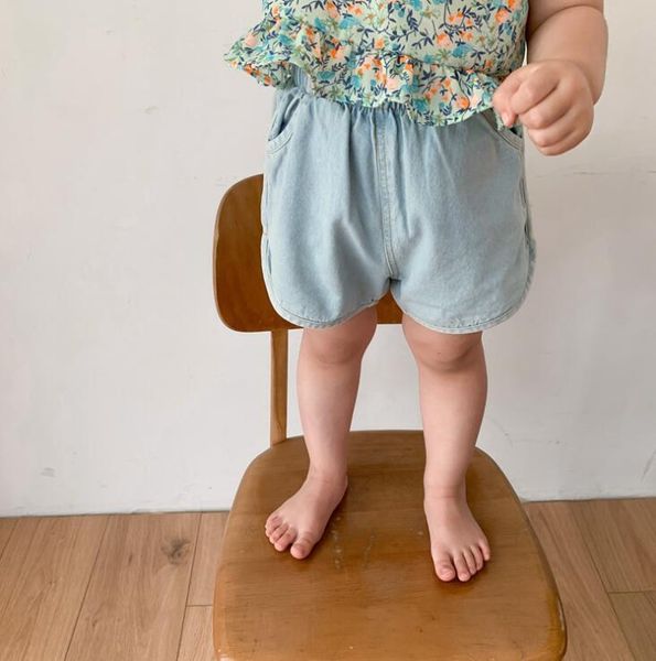 

shorts 2021 arrival girls denim summer fashion 1-6 years co132, Black