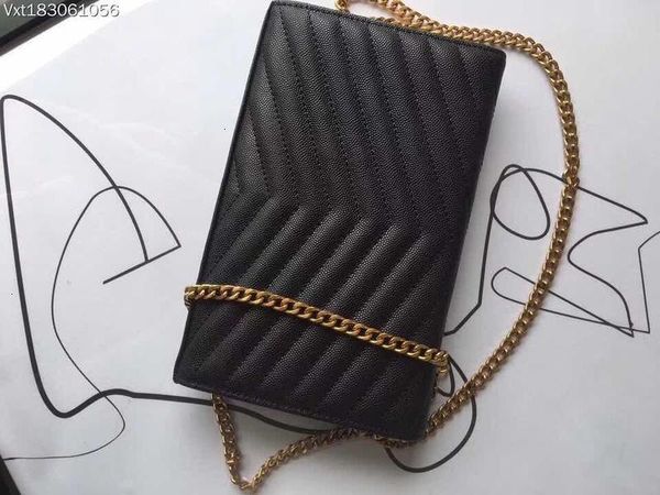 

fashion luxury designer handbags purse v flap bag chain shoulder bag caviar genuine leather quilted tote bag clutch handbag
