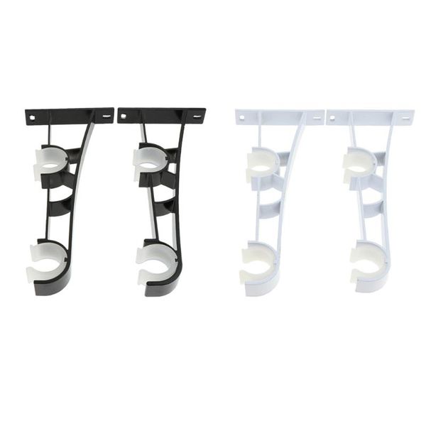 

other home decor 28mm dia double curtain rod holder bracket window treatment wall mounting