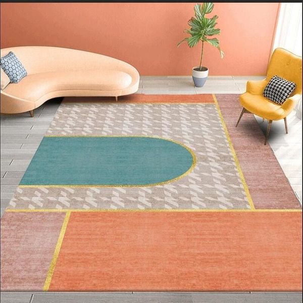 

carpets geometric carpet floor mat for bed room large fur rug nordic modern living coffee table simple