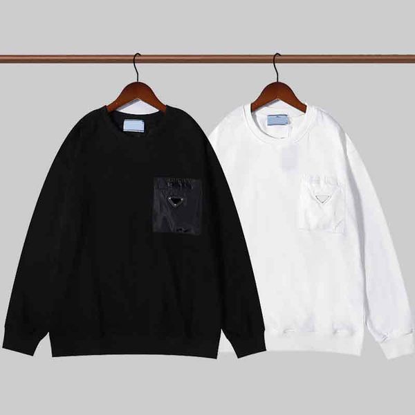 

2022 mens fashion hoodies official men designer hoodie casual pullover long sleeve brand loose fit womens sweaters couple sweatshirt, Black