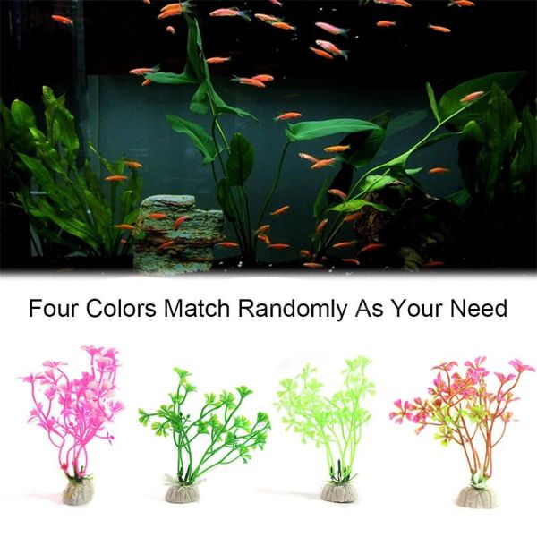 

decorations fish tank decor ornament plant plastic artificial grass decoration water aquarium accessories eco friendly home 0114