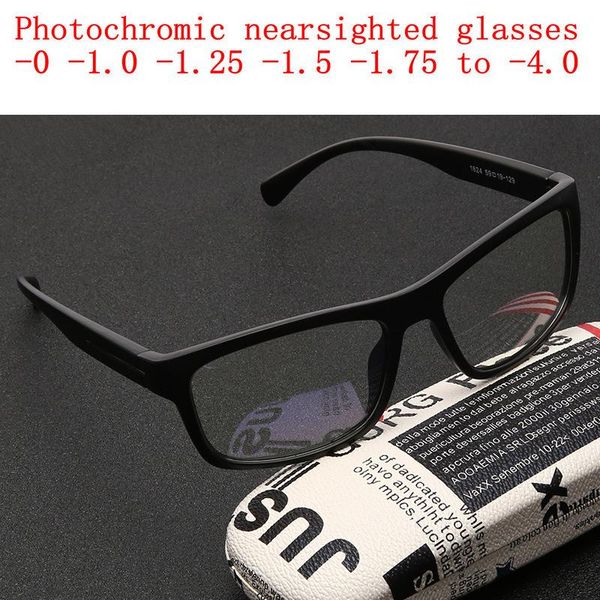 

sunglasses finished myopia pochromic mens transition lens driving glasses male optical prescription reading goggles nx, White;black