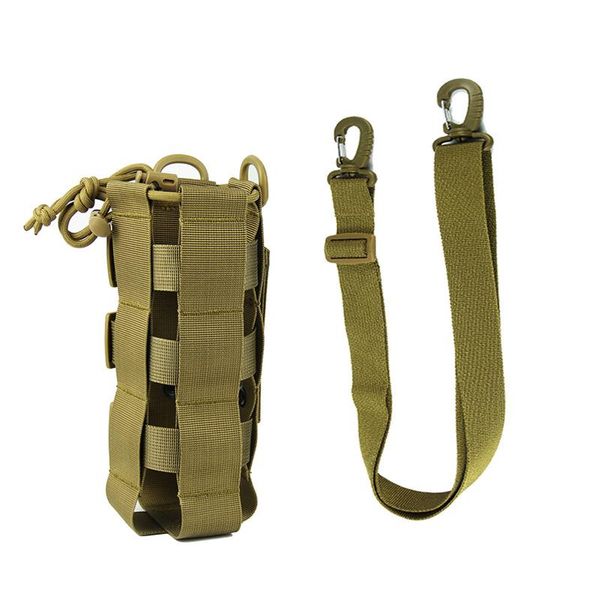

four styles outdoors water bottle pouch tactical gear kettle adjustable bag army fans climbing hiking camping bags outdoor