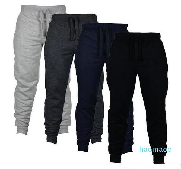 

designer-brand jogging pants printed cotton jogger camouflage type male fashion harem clothes spring autumn rib trousers sweatpants, Black