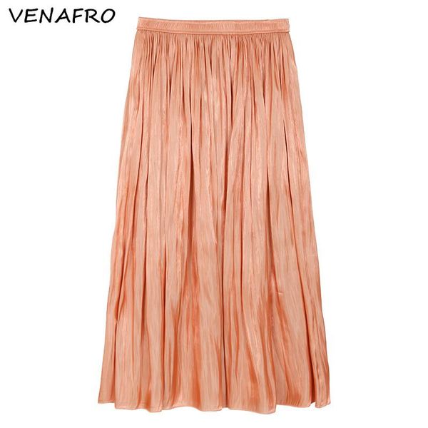 

skirts summer skirt women's casual pleated solid sweet korean style 2021, Black