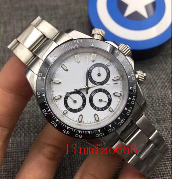 

p50 designer watches cosmograph master movement , 116500ln series watch, star style, stainless steel strap, grey dial, folding buckle., Slivery;brown