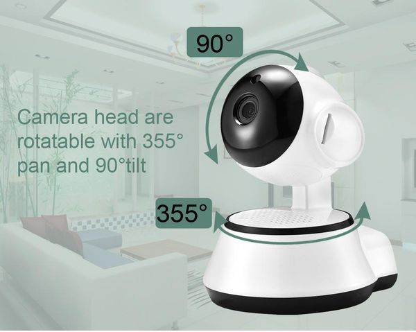 

cameras hd 720p ip camera wifi wireless p2p security surveillance night vision ir robot baby monitor
