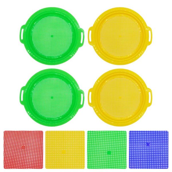 

outdoor eyewear 4pcs sand sieves toys strainer beach kids playing