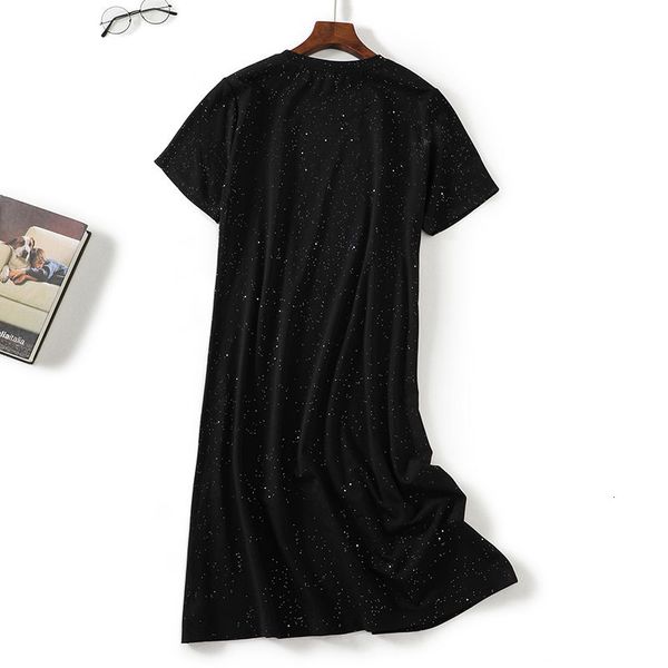 

yinsabel fat dresses casual mm large women's dress, Black;gray