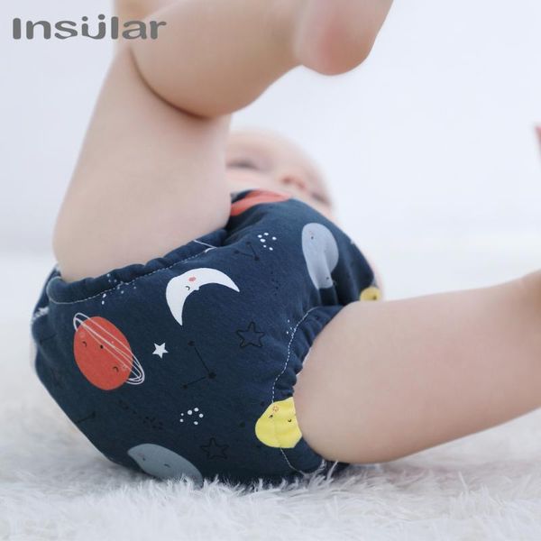 

layer reusable cotton baby training pants infant shorts underwear cloth diaper nappies panties nappy changing 2 pcs diapers