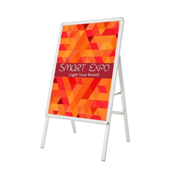 

aluminum sidewalk poster stand a1 size advertising display rack