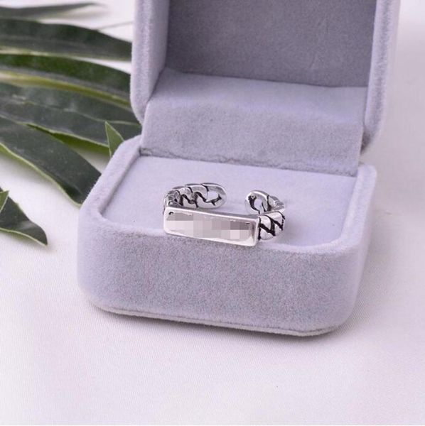 

brand mens womens fashion ring s925 sterling silver simple high cost performance good quality