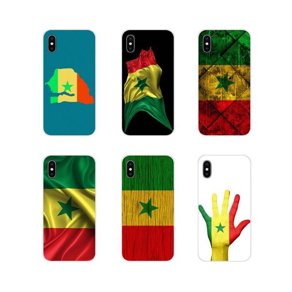 

senegal national flag map landscape soft silicone case for apple iphone 11pro x xr xs max se 6 6s 7 8 plus custom football phone case
