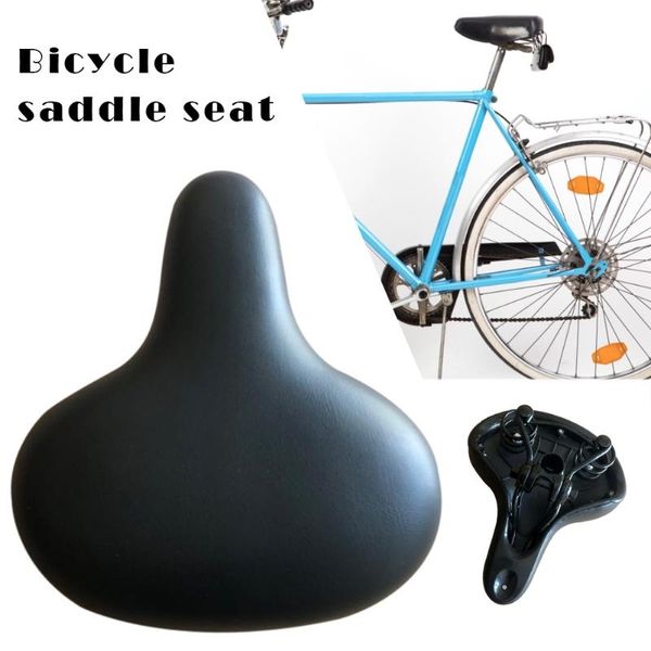 

bike saddles bicycle seat cushion leather reinforced thick sponge saddle parts mtb road comfortable cycling