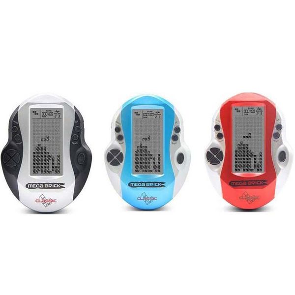 

portable game players retro classic tetris handheld childhood electronic games toys led console with built in 26