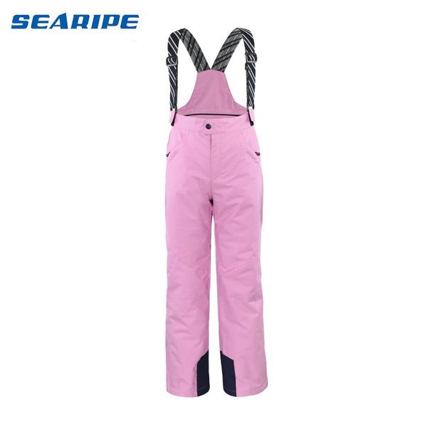 

skiing pants searipe winter girls ski windproof overall tracksuits for children waterproof warm kids boys snow trousers
