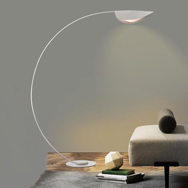 

nordic modern arc led floor lamp iron standing living room bedroom with lighting home sofa corner decoratio decor lamps