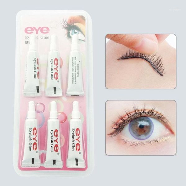 

6pcs eyelash glue mild and non-irritating no odor false adhesives eye lashes extension f1
