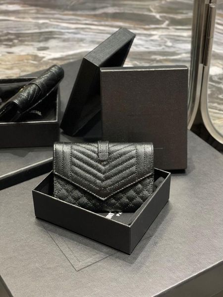 

wallets women wallet genuine grain caviar cow leather luxury designer kabaw female purse coin card brand short, Red;black