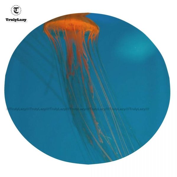 

blankets jellyfish blanket winter soft round decorative fleece bedspread