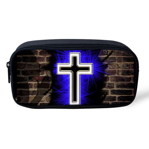 

noisydesigns cool tech skeletons printint mini pen bag for teenager book women portable cosmetic school bags