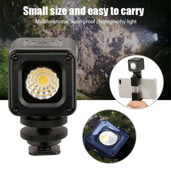 

flash heads mini led camera light multi-functional waterproof recording fill for sports phone nd998