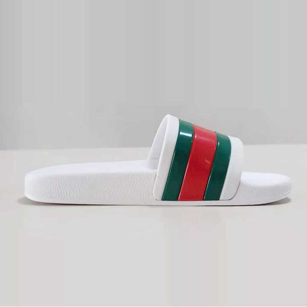

fashion designer mens womens slide striped sandals non-slip summer slippers flip flops casual shoes size eur:37-45 with dust bag zlh, Black