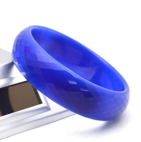 

bangle 6 styles multicolor facted cat eye stone bangles women hand bracelet jewelry couple, Black