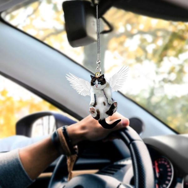 

car cute flying cat pendant and colorful aerospace hanging jewelry gift home decoration 2021 toys